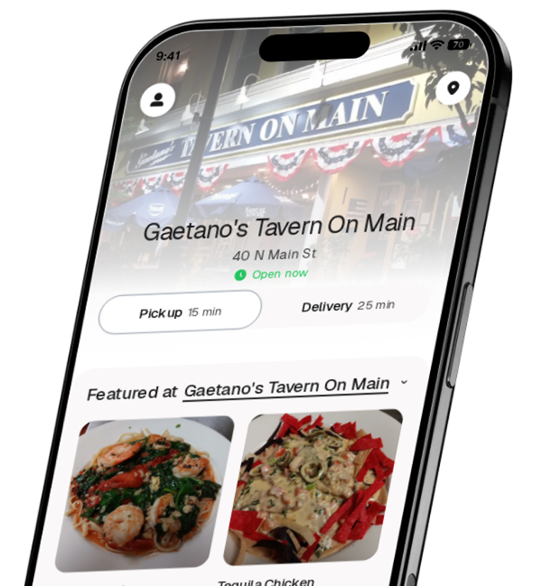 Gaetano's Tavern On Main app preview